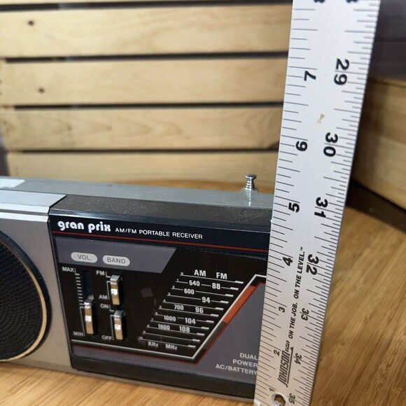 Vintage Gran Prix A220 AM/FM Portable Receiver Radio Tested Works Great - Picture 8 of 8